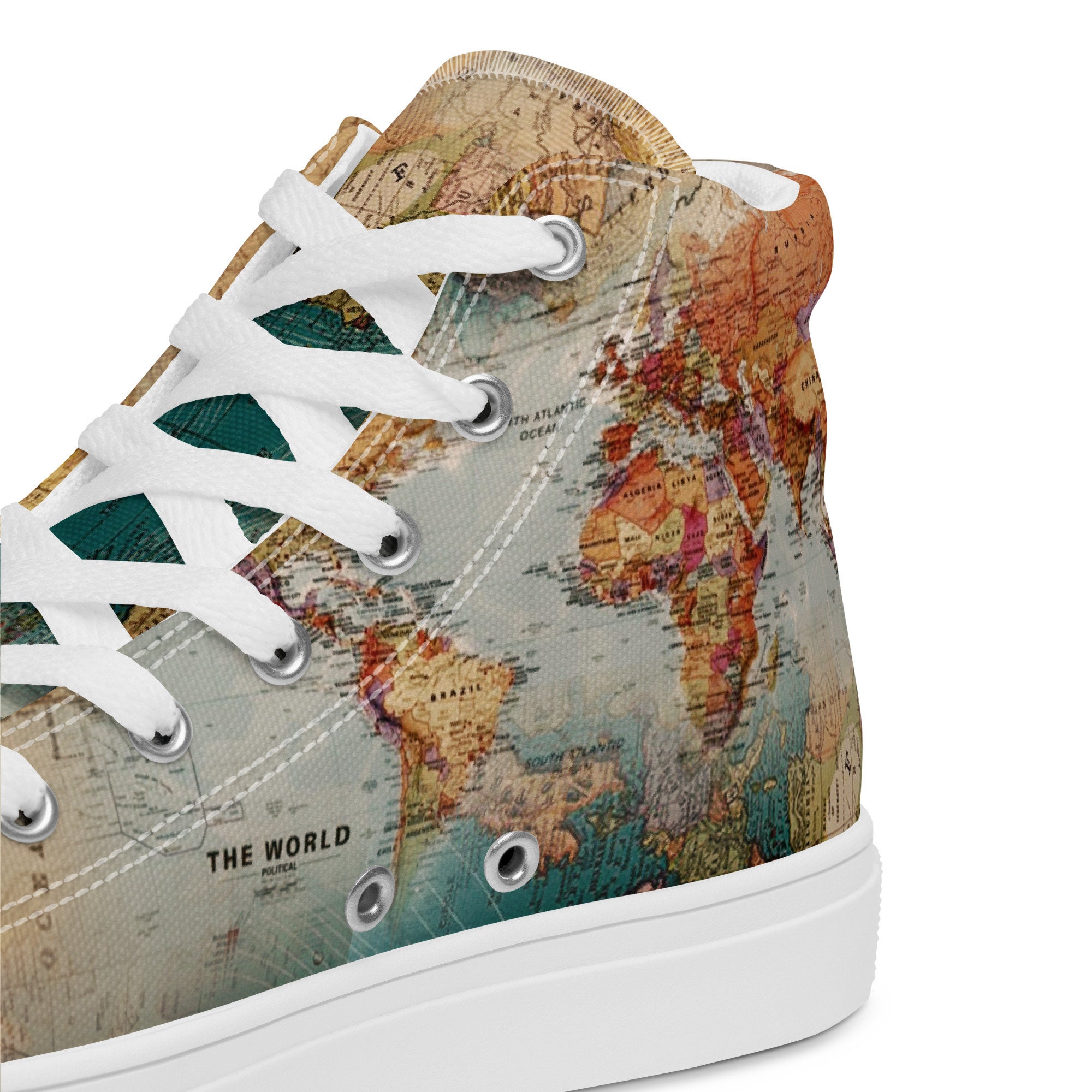 World Map Printed Men display picture 3
