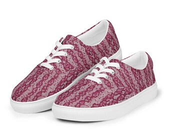 Snake Skin Printed Canvas Shoes Men's, Summer Beach Lace-Up Shoes, Comfortable Streetwear Canvas Sneakers, Reptile Snake Lover Gift for Him