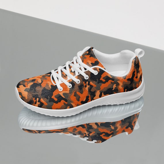 Camo Printed Women s Athletic Gym Shoes Casual Lace up Fashion Sneakers All Over Print Breathable Camouflage Gym Shoes Camo Lover Gifts Etsy