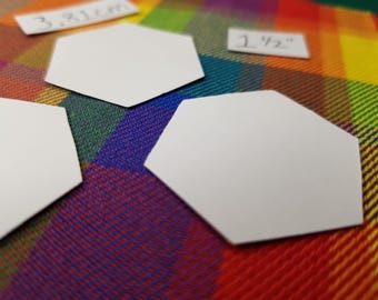 Precut EPP Card Templates, 50pc English Paper Piecing Papers