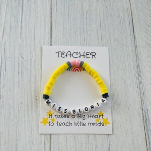 Teacher gift - teacher bracelet - back to school gift - teacher appreciation