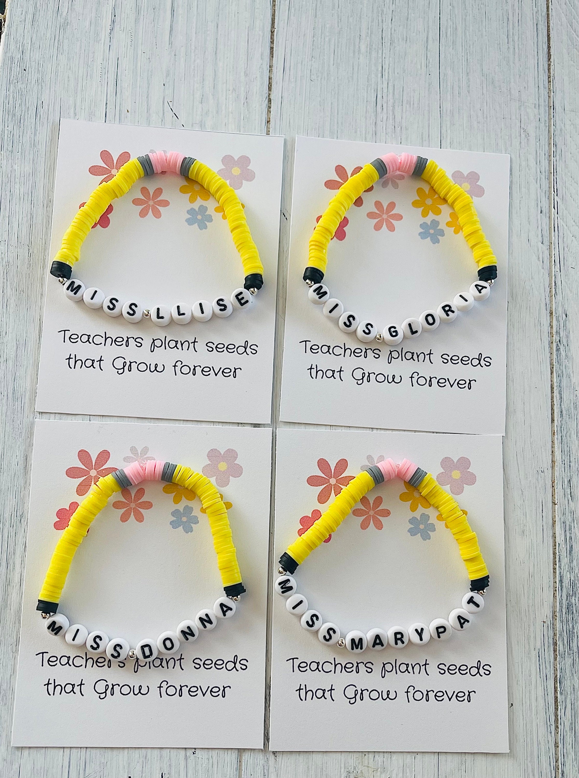 Teacher Gift - Teacher Bracelet - Back to School Gift - Teacher ...
