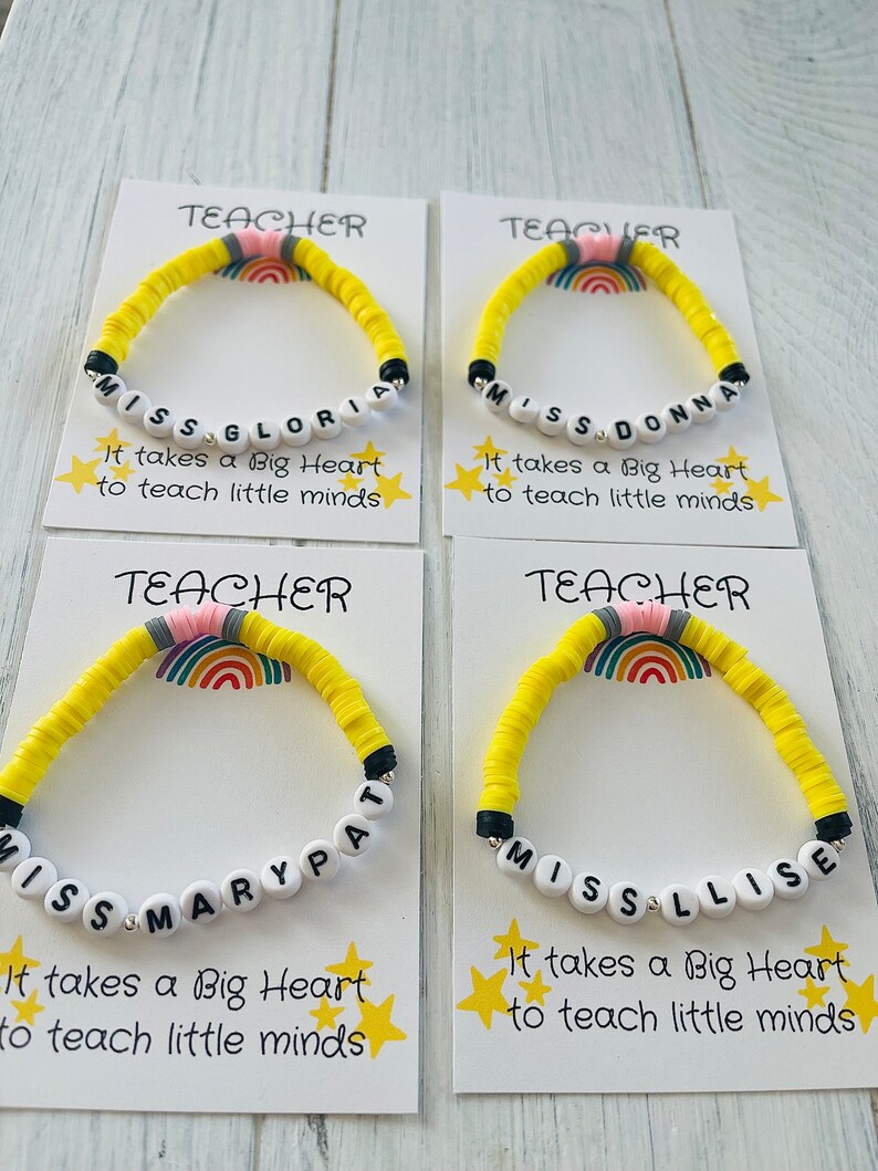 Teacher Gift - Teacher Bracelet - Back to School Gift - Teacher ...