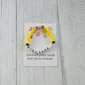 Teacher gift - teacher bracelet - back to school gift - teacher appreciation