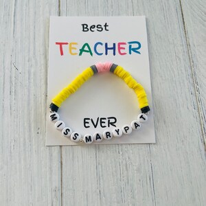 Teacher gift - teacher bracelet - back to school gift - teacher appreciation