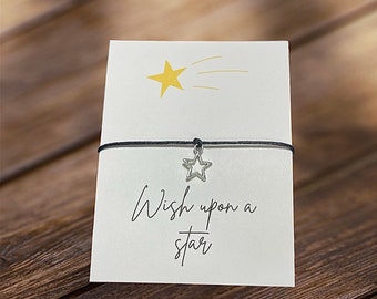 Star bracelet - wish bracelet - inspiration gift