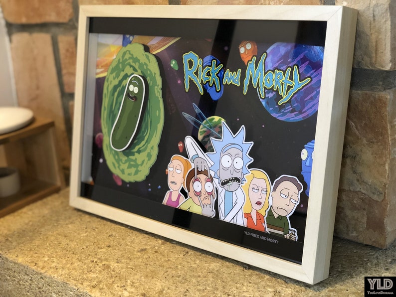 Rick And Morty (Forever) Framed 30x40cm Print