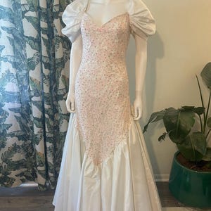 etsy 80s prom dress 80s Prom Dress Blue Medium