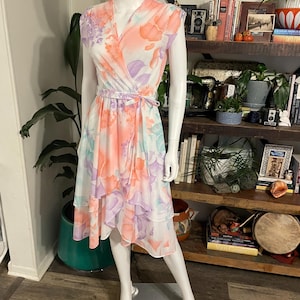 chinese dress ladies Flouncy Sleeve Maxi Dress W/ Side Slit & Underbust Seam – For Elyse main image 1