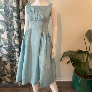 Brocade Fit and Flare Dress - Etsy