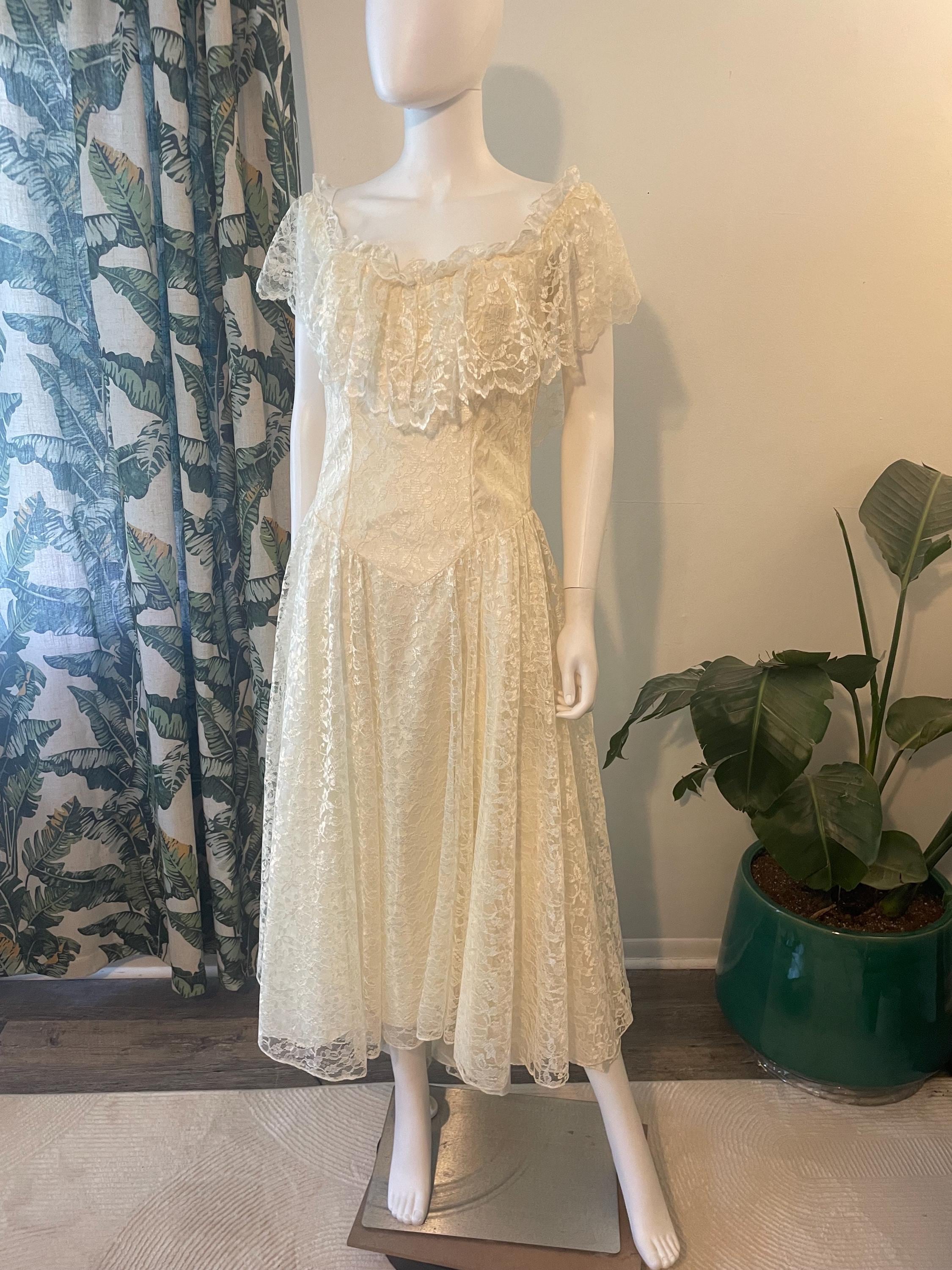 chinese dress ladies Cream Lace Mini Dress – AnyaParkerJames main image 0