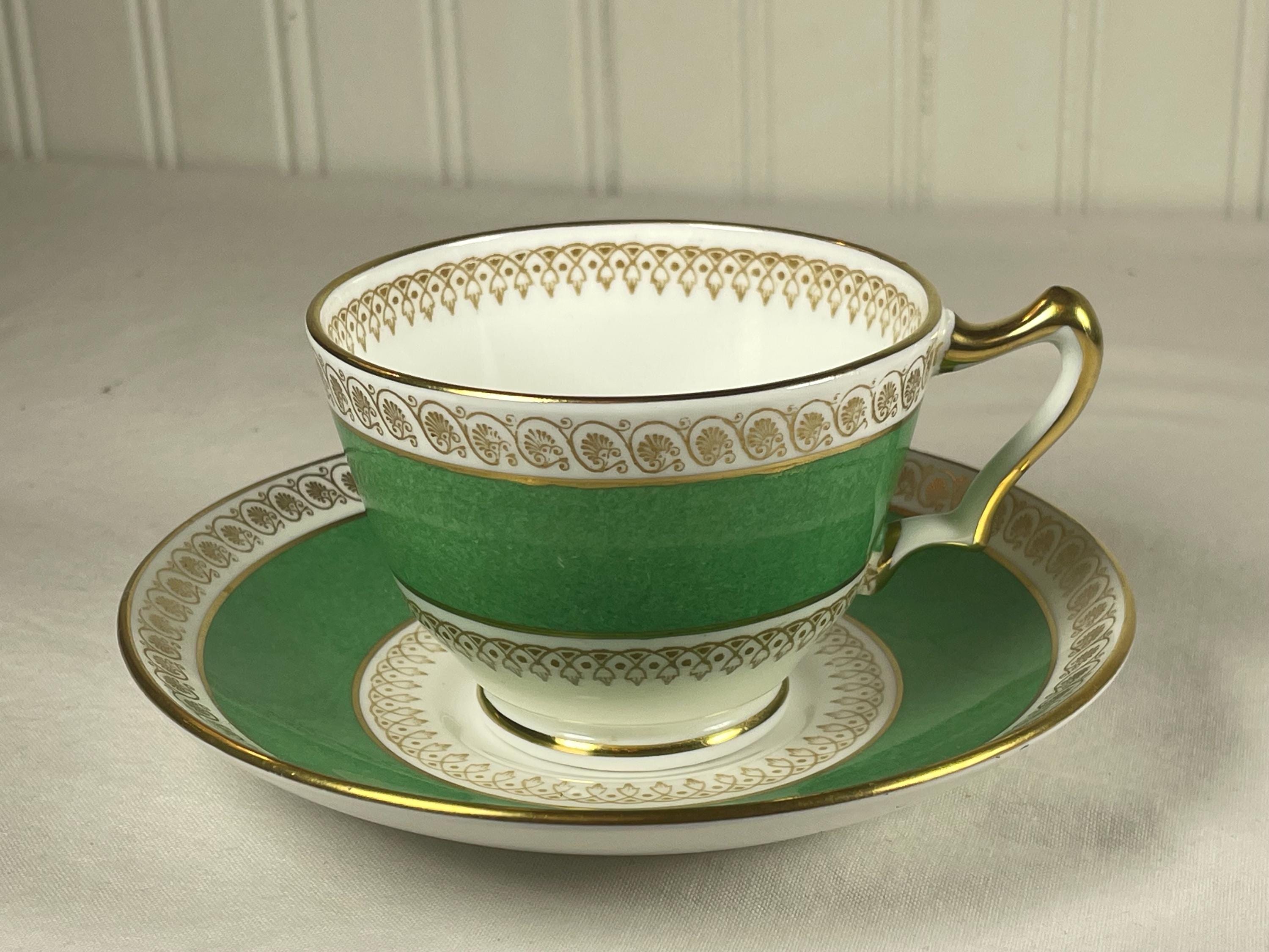 Crown Staffordshire Green - Etsy