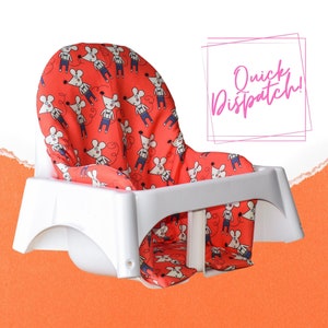 Ikea Antilop Highchair Cushion Cover -  Mouse Pattern