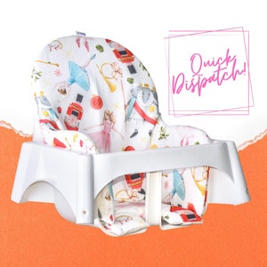 Ikea Antilop Highchair Cushion Cover -  Tin Soldier Pattern