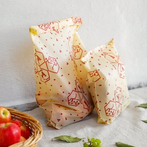 Beeswax Bags - Various Sizes - Bereket Print — Eco-Friendly Food Storage