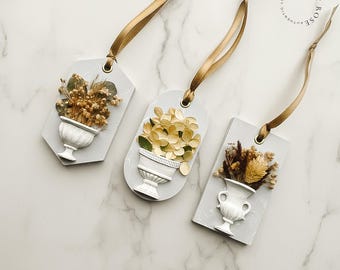 Set de regalo de 3 colgantes difusores de aroma para aceites esenciales – Difusor de aromas naturales y suaves – Regalo de aromaterapia para ella