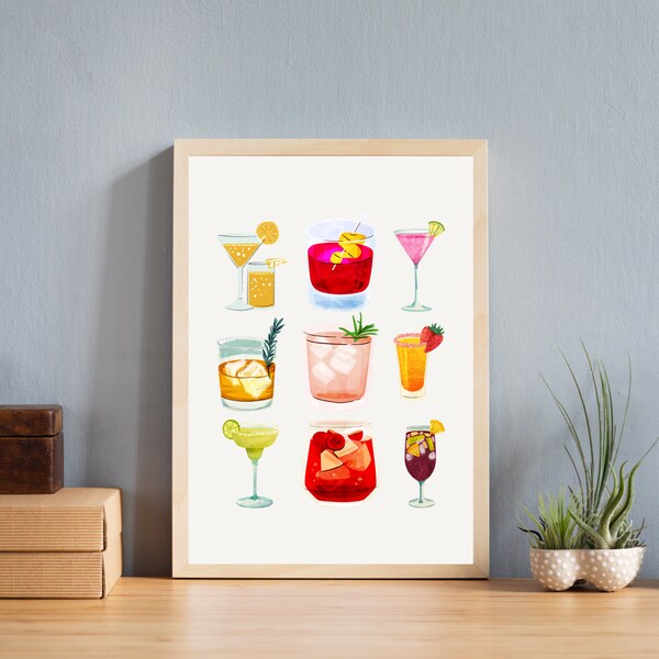 Bar Cart Decor - Etsy