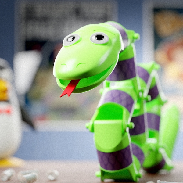 Toy Story Toys Snake Etsy