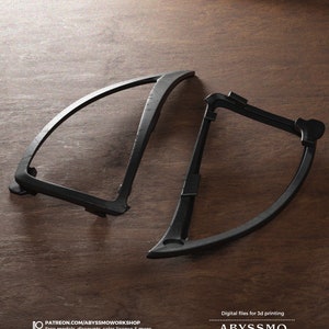 Raimi Spiderman Eye Frames for Faceshell - 3D Printable Files
