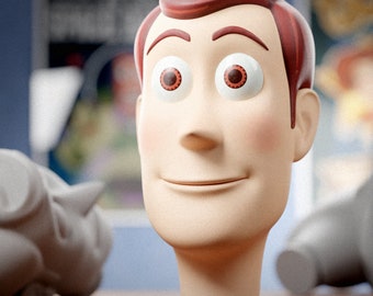 Woody Head Toy Mode - 100% Movie Accurate 3D Printable Files