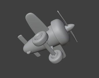 アンディのおもちゃの飛行機 STL - トイストーリーの部屋用小道具 - 3D
