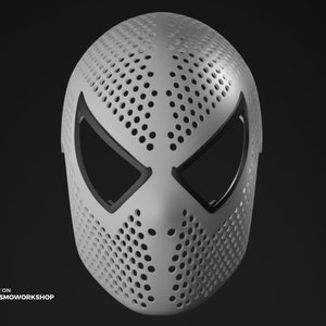 Black Symbiote Spider-Man Faceshell - 3D Printable Files