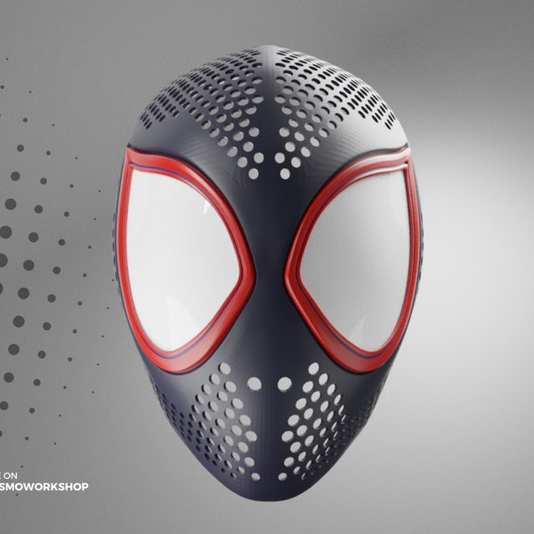 Miles Morales Spider-verse Faceshell - 3D Printable Files