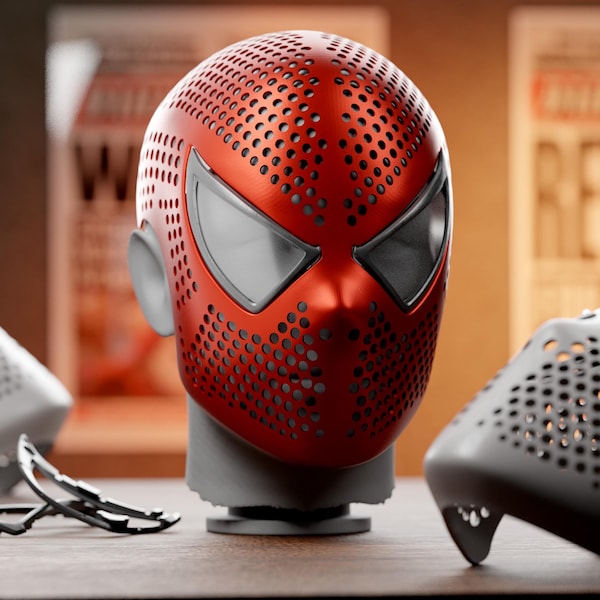Raimi Spiderman ansiktsskalreplika - 3D-utskrivbara filer