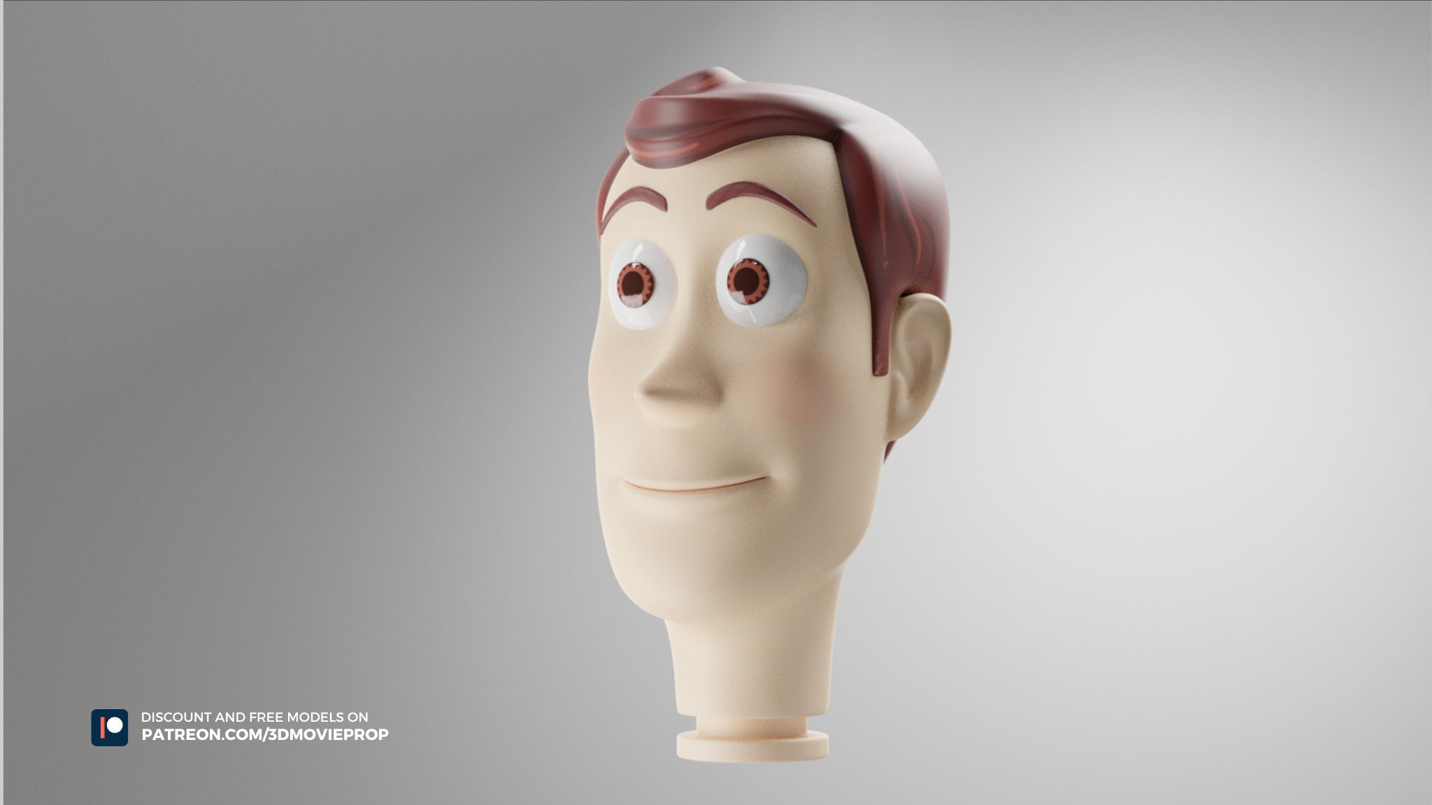 Woody Head Toy Mode 100 Movie Accurate 3D Printable Files Etsy