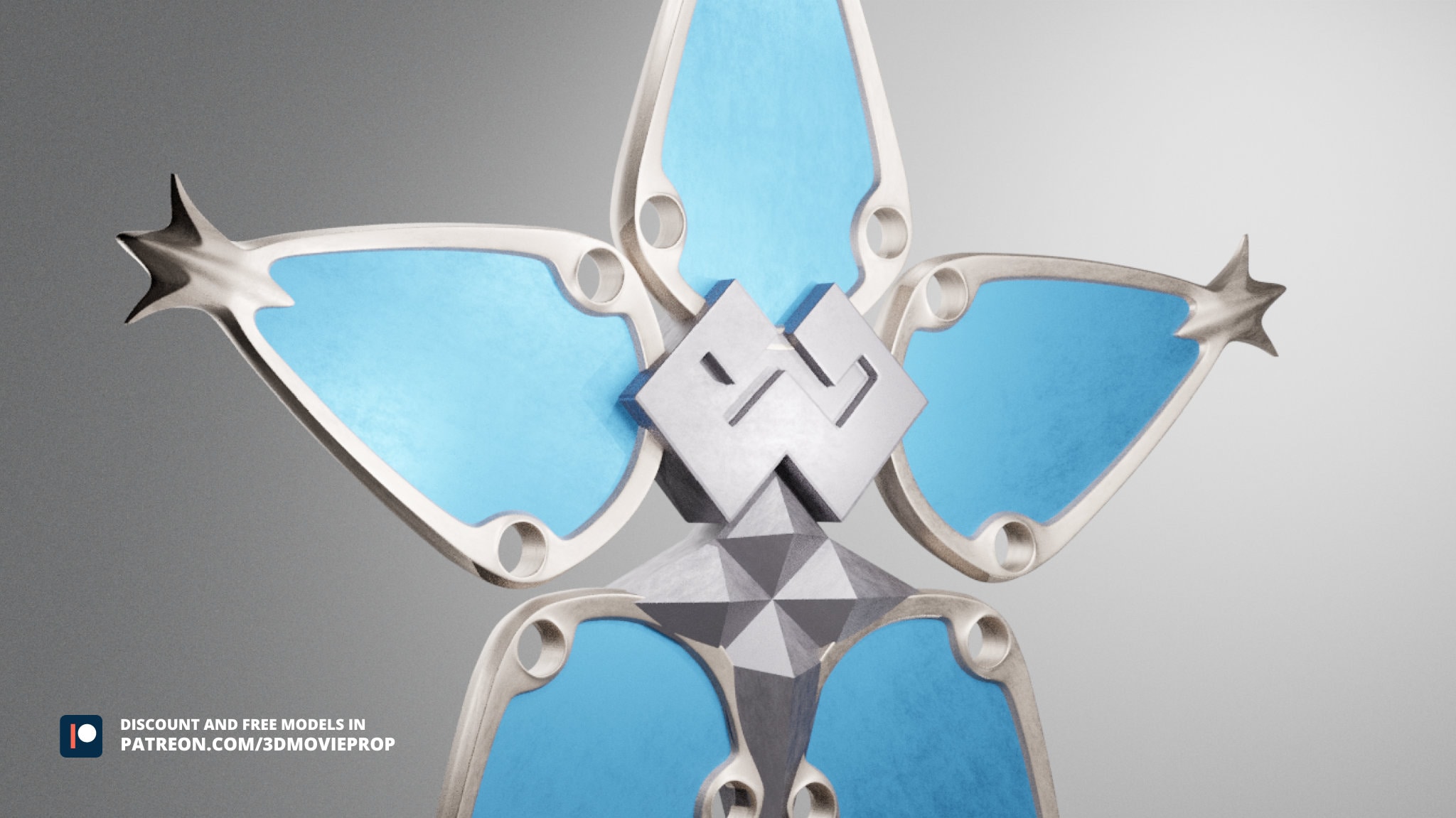 Kingdom Hearts Wayfinder STL - Aqua Terra Ventus Connection Charm