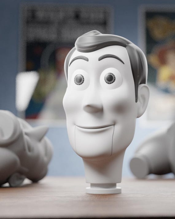 ウッディヘッドSTL - 映画に忠実なラウンドアップレプリカ - 実物大