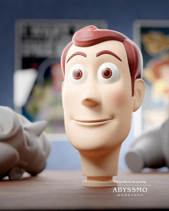 ウッディヘッドトイモード - 映画に忠実な100%再現の3Dプリント用