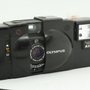 Olympus XA2 35mm Film Camera with A11 Flash & Case - Film Tested