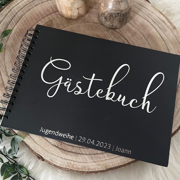 Fotobuch personalisiert - Gästebuch Einschulung, Schulkind, Hochzeit, Geburtstag, Feier, Jugendweihe, Taufe