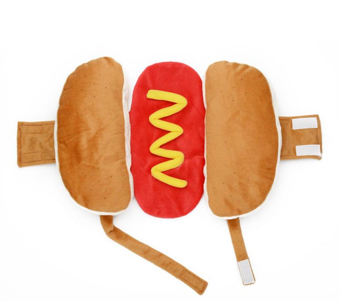 Hot Dog Pet Costume Hot Dog Costume for Cats and Dogs Etsy