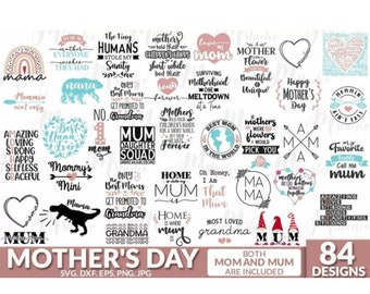 Mothers Day MEGA Bundle, Mom svg Bundle, Mom Quotes, Bundle svg, Mama Shirt, svg Cut File, Mothers  Day svg, Silhouette,