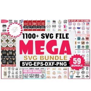 Mega SVG Bundles T-shirts Designs Bundle Hochzeit svg Cricut svg Tier svg Bundle Massive svg-Dateien schneiden Datei POD Designs Mega PNG