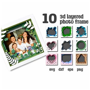 3D Schattenbox SVG gerahmt Kunst Kinderzimmer Dekor Housewarming Geschenk Papierkunst