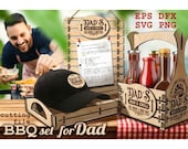BBQ Set for Dad SVG Laser Cut CNC Vector Files