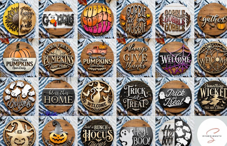 Door Sign MEGA Bundle Seasonal Designs