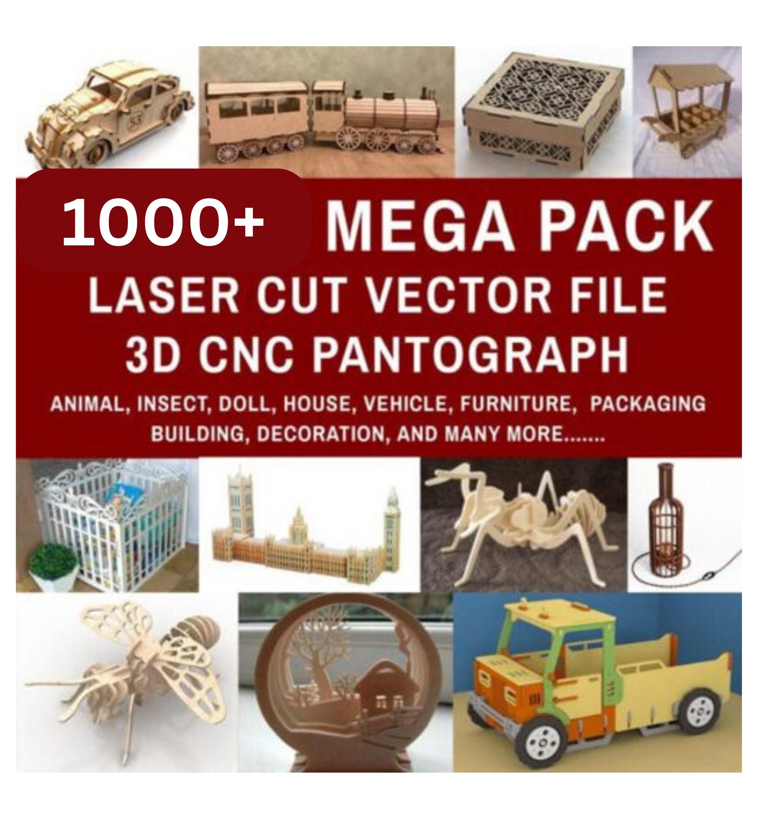 Cnc Files Laser Cut Vector DXF CDR CNC File is for Router Plasma Cutting 3D - Etsy
