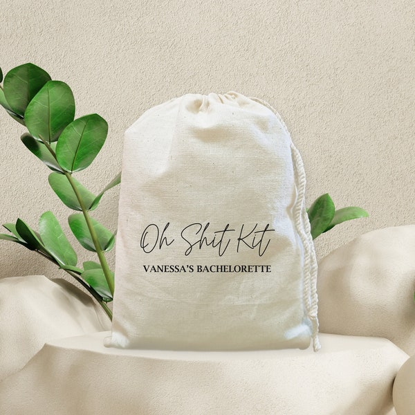 Oh Shit Kit Bags, Bachelorette Party Favor Bags, Oh Shit Kit, Hangover Kit, Recovery Kit, Bridal Shower Bags, Hen Party Favor Bags