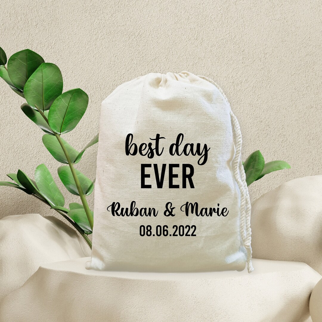Best Day Ever Bag Wedding Favor Bags Hangover Kit Survival Etsy