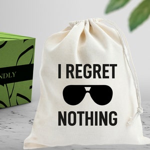 Hangover Kit | I Regret Nothing Recovery Kit | Bachelorette Survival Kit and Bag | Hen Do Favor and Gift | Bridal Party Favors