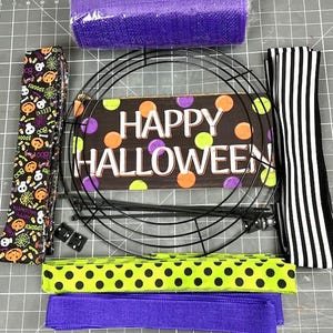 DIY Halloween Wreath Kit, Halloween Wreath Kit, DIY Halloween Wreath, DIY Fall Wreath Kit, Halloween Wreath Kit, Fall Wreath Kit