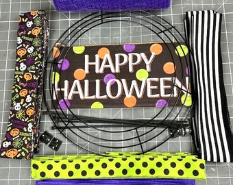 DIY Halloween Wreath Kit, Halloween Wreath Kit, DIY Halloween Wreath, DIY Fall Wreath Kit, Halloween Wreath Kit, Fall Wreath Kit
