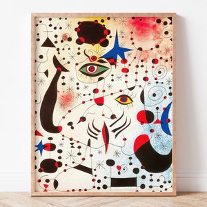Ciphers and Constellations, Miro Art Print, Joan Miró Digital Abstract Art, Wall Art Home Decor, Downloadable Print, in Love with a Woman