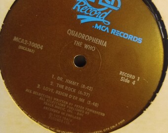 The Who - Quadrophenia - Registro n.° 2 - SIN portada - Pista original VG