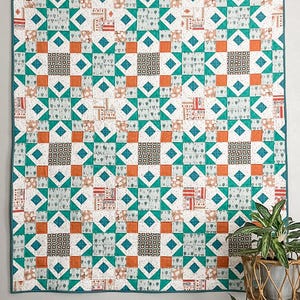 Turquoise Trail Quilt Pattern - PDF DOWNLOAD