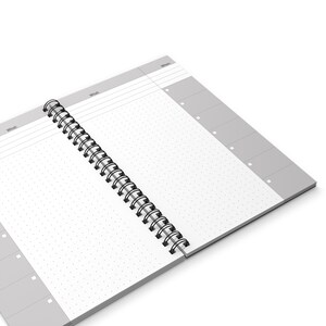 Personalized Biology Notebook with Name, Lab Notes Microscope Spiral Journal, Gift for Biologist, Lab Tech, Biology Student image 7